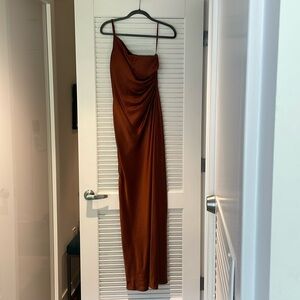 Rust Color Revelry Bridesmaid Dress